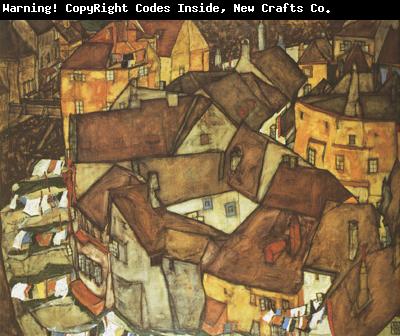 Egon Schiele Krumau Town Crescent I(The Small City V) (mk12)